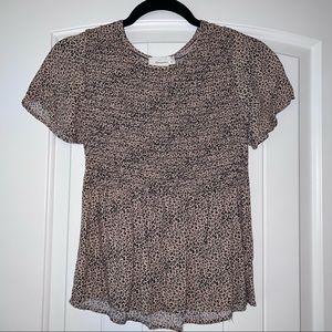Cheetah print top